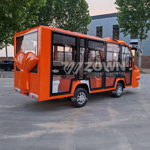 Autobús Turístico Eléctrico Cerrado con Diseño de Dibujos Animados, Apariencia Personalizada, Transporte para Parques de Atracciones - Product Image 2