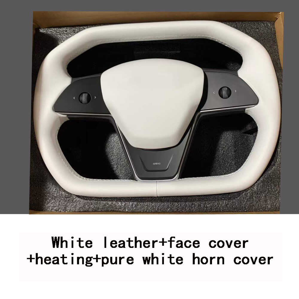 Modèle 3 blanc + housse airbag Wordless