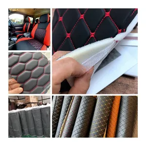 Offre Spéciale Pvc broderie cuir pour tapis de voiture universel Pvc voiture tapis tapis de sol de voiture tapis