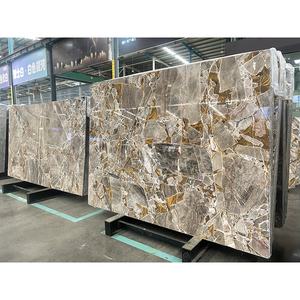 Paneles de Pared de Mármol con Piedra Dorada de Lujo, Losas Grandes para Hogar, Hotel, Villa - Product Image 3