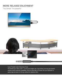 Receptor y transmisor bluetooth HG 2 en 1, adaptador usb para coche, <span class=keywords><strong>2022</strong></span> - Product Image 3