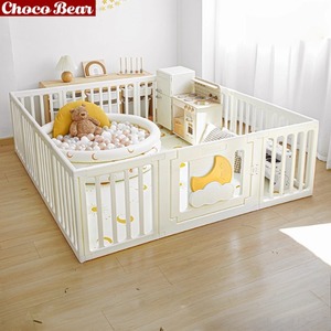 Choco Bear Kolay Kurulumlu Oyun Parkı Ücretsiz Montaj Modern Bebek Oyun Parkı HDPE Malzemeli Bebek Oyun Parkı - Product Image 3
