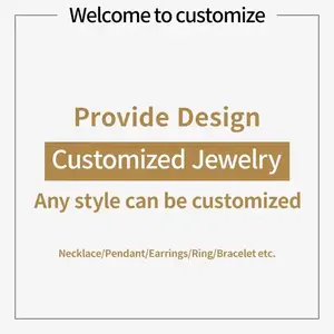 Usine de bijoux personnalisée Boutique bijoux design 9k 10k 14k 18k 22k 24k or 925 argent fabricant de bijoux personnalisé