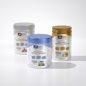Customizable 360ml 500ml Aluminum Jar <b>for</b> Probiotic Capsule High-End Health Care Packaging - Product Image 2