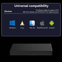 2,5 "HDD SSD SATA USB3.0 carcasa de disco duro para disco duro de aluminio externo HDD SSD con soporte 4TB