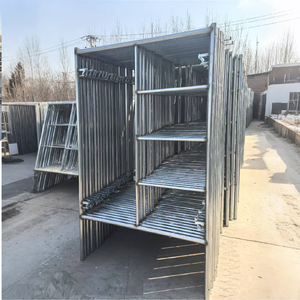 Échafaudage en acier Q235, structure en H, haute résistance, utilisation extérieure, pour la construction - Product Image 1