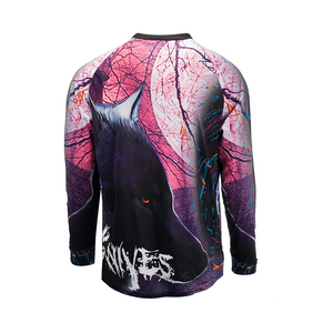 Maillot de BMX personnalisé de haute qualité, vêtements de sport en polyester, course de motocross, manches longues, respirant, séchage rapide, imprimé - Product Image 2