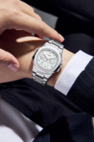 Montre Homme X-GEQCK Tendance, Montre à Quartz de Luxe Sportive Étanche, Multifonctionnelle Trois Yeux, Montre Reloj Lumière Nocturne