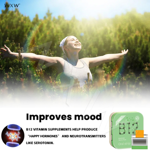 Tiras Orales de Película Delgada de Vitamina B12 Metilcobalamina Orgánica con Logotipo Personalizado para el Apoyo Inmunológico y la Gestión de la Energía - Product Image 2