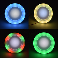 Bouton poussoir lumineux rond à dôme de 120 mm, 7 couleurs clignotantes, pour machine de jeu d'arcade, machine à grue, jouet