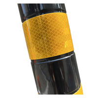 PU/plastique/caoutchouc base/PE Flexible stationnement poste trafic avertissement cône trafic réfléchissant délinéateur poteaux bollard de sécurité