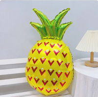 Groente- en fruitballonnenset voor verjaardagsfeestje - Tomaten, maïs, broccoli, banaan, druiven, aardbei - TJ merk, gemengde kleuren, aluminiumfolie