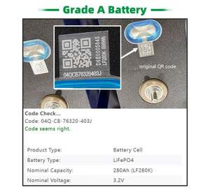Batería de iones de litio prismática de grado Cylaid LF280K 3,2 V 280Ah LIFEPO4 para sistema de almacenamiento de energía Solar 230Ah 304Ah batería de la UE - Product Image 4