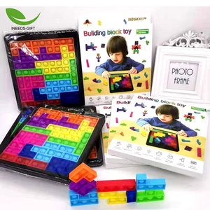 Trẻ em giáo dục học Tập Thông Minh Pop Câu Đố Fidget trò chơi đẩy Pop Câu Đố trêu ghẹo não đồ chơi Silicone khối xây dựng đồ chơi - Product Image 3