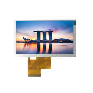หน้าจอแสดงผล TFT LCD ขนาด 5 นิ้ว ความละเอียด 800*480 อินเทอร์เฟซ RGB ความสว่าง 500cd/m² แผงจอแสดงผลอุตสาหกรรม - Product Image 2