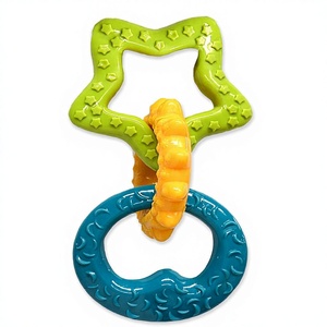 Juguete Mordedor para Cachorros, Anillo de Dentición, Juguete de Nylon con Sabor a Tocino, para Perros Pequeños de hasta 11 kg, 1 Unidad - Product Image 1