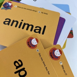 Nhà Máy Bán buôn giá rẻ tùy chỉnh trẻ sơ sinh thẻ chữ cái và số Flashcards cho giáo dục sớm - Product Image 6