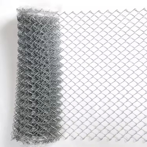 Rongbang mạ kẽm Cyclone dây lưới 8 ft PVC tráng Chuỗi liên kết hàng rào CuộN khung kim loại cho trang trại & thể thao hàng rào phụ kiện - Product Image 1