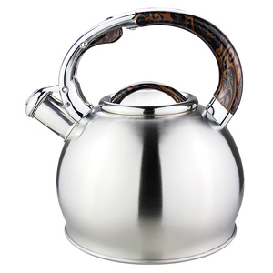 Fashion Stainless Steel Color Tea <strong>Kettle</strong> <strong>Induction</strong> Whistling <strong>Kettle</strong> with Zinc Alloy Handle - Product Image 4