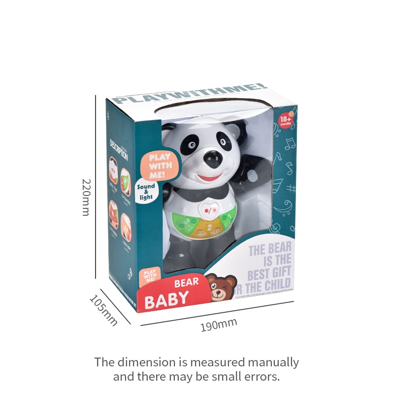 Most Popular Kids Music Educational Toys Set Lights And Music Happy Panda Toys