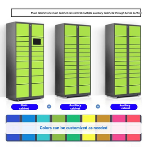 カスタマイズされたスチール電子ロッカー自動スマートロックシステムエクスプレスパッケージ収納セルフサービス小包配達キャビネット - Product Image 2