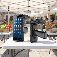 قارئ RFID محمول يعمل بنظام أندرويد مع تقنية UHF وبلوتوث، تردد 860-960 ميجاهرتز، مدى قراءة 20 متر، قارئ بطاقات RFID مع SDK مجاني، مصنوع من مادة ABS لإدارة المستودعات، منفذ USB من نوع C