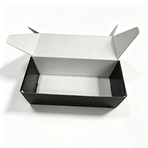2026 Wholesale Large Black Cardboard Paper <b>Mailing</b> Apparel <b>Box</b> Custom Logo Printed Corrugated Shipping Packaging <b>Box</b> - Product Image 2