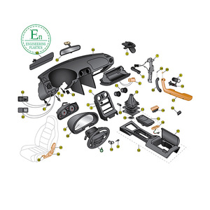 Chính xác xe Bumper Máy ép phun tự động phần ô tô khuôn nhựa tiêm tự động nhựa phụ tùng khuôn - Product Image 1