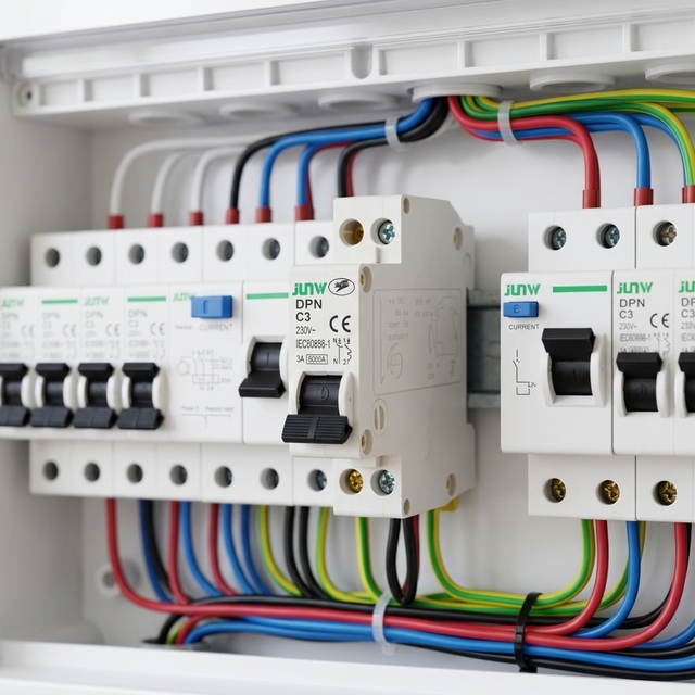 JUNW DPN RCBO Residual Current Circuit Breaker Overload Short Circuit Protection MCB 1P+N Leakage Circuit Breaker