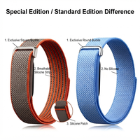 Nouveau bracelet de sport en nylon respirant Win-Win 2026 pour Google Fitbit Air Bands, bracelet de remplacement réglable