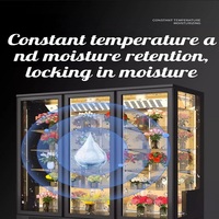 Distributeur automatique de fleurs fraîches à succès, distributeur automatique de bouquets de roses, réfrigérateur intelligent dans la rue