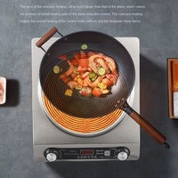 Cuisinière à induction haute puissance 3500W en gros cuisinière à induction commerciale en acier inoxydable