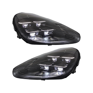 Meilleur prix 2015-2024 Phares LED style PDLS pour Porsche Cayenne 958, phares de voiture améliorés 958.2 92A, état neuf, 12V - Product Image 1