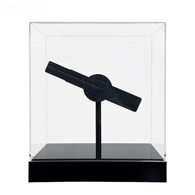 Mini Table Type 4K High Resolution Hologram Gift Advertising Display Equipment 3D Hologram Projector Fan With Lithium Battery