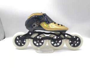 OEM/ODM Nhà Máy Sợi Carbon Thời Trang Mens Womens Skate Giày <span class=keywords><strong>Inline</strong></span> Tốc Độ 3/4 Bánh Xe Con Lăn Giày Trượt - Product Image 5