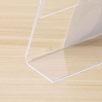 Support de table en acrylique en forme de L, horizontal et vertical, pour affichage de menu, prix et publicité, fabrication OEM