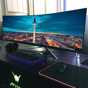 49 inch 5K màn hình 144Hz 75Hz Curvo de 49 pulgadas 32:9 máy tính màn hình PC cong chơi game màn hình - Product Image 1