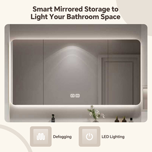 <span class=keywords><strong>Mobile</strong></span> <span class=keywords><strong>Bagno</strong></span> Moderno con Lavabo Singolo/Doppio, <span class=keywords><strong>Mobile</strong></span> Sospeso in Legno Massello con Specchio Smart, <span class=keywords><strong>Mobile</strong></span> Lavabo da <span class=keywords><strong>Bagno</strong></span> - Product Image 4