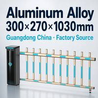 Barrera de Aluminio con Control por Aplicación Inteligente, Motor DC sin Escobillas, Velocidad Rápida de 1.5s, Sistema de Aparcamiento con Avisos de Voz