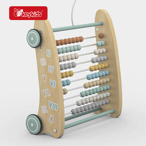 Compteurs de nombres pour enfants Abacus de jouet de comptage de mathématiques <span class=keywords><strong>en</strong></span> <span class=keywords><strong>bois</strong></span> avec roue W12A065 - Product Image 5