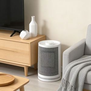 <b>Portable</b> Freestanding Multi-Function <b>Fan</b> Adjustable Thermostat Long-lasting PTC Heating Energy Efficiency A++ <b>Heater</b> Easy Use - Product Image 5