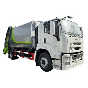 شاحنة قمامة بضغط 4x2 من ISUZUU ، شاحنة قمامة بضغط 14cbm ، شاحنة قمامة للتخلص من النفايات والتخلص من النفايات - Product Image 1
