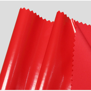 Tela Elástica de Spandex, Color Rojo Liso, Tipo Cuero Espejo, Peso Medio, Material para Ropa Interior - Product Image 1