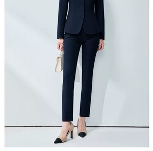 Ensemble de tailleur professionnel pour femme automne – <span class=keywords><strong>Tenue</strong></span> élégante et formelle pour réceptionniste d'hôtel, esthéticienne, bureaux de vente – Imperméable et respirant - Product Image 5