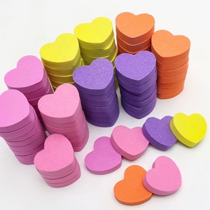 Hồng Hình Trái Tim <span class=keywords><strong>Mini</strong></span> <span class=keywords><strong>Nail</strong></span> Tập Tin Đệm Miếng Bọt Biển Biểu Tượng Tùy Chỉnh Đánh Bóng Móng Tay Khối Đầy Màu Sắc Nhỏ Di Động Tập Tin Móng Tay Đệm Trái Tim - Product Image 3