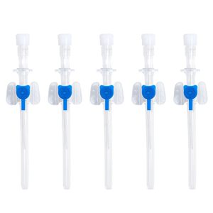 Cánula IV desechable con alas para medicina veterinaria, aguja arterial y venosa de 18G, 16G, 20G, 24G, 26G, set IV G14 - Product Image 6