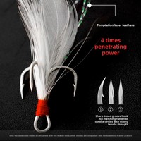 Ensemble de leurres Vib HASIDA pour toutes les couches d'eau, leurres artificiels durs à longue portée pour le bar et les poissons d'eau douce