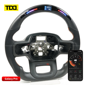 Volant sport en carbone TDD LED pour Ford F150 XLT Raptor Shelby R 2019-2025, volant personnalisé en fibre de carbone véritable - Product Image 5