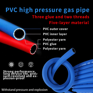 Professionele Aangepaste Grootte Hoge Druk 13Mm Flexibele <span class=keywords><strong>Pvc</strong></span> Luchtslangen <span class=keywords><strong>Pvc</strong></span> Vezel Versterkte Luchtslang 8 10 13 16 19 25Mm - Product Image 5