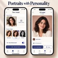 Pengembangan Aplikasi Generator Avatar AI Kustom untuk IOS Android Dengan Unggah Foto, Gaya Avatar, Peningkatan Wajah, LionCreate